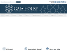 Tablet Screenshot of gaiahouse.co.uk